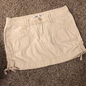 L.e.i. Mini skirt light corduroy material